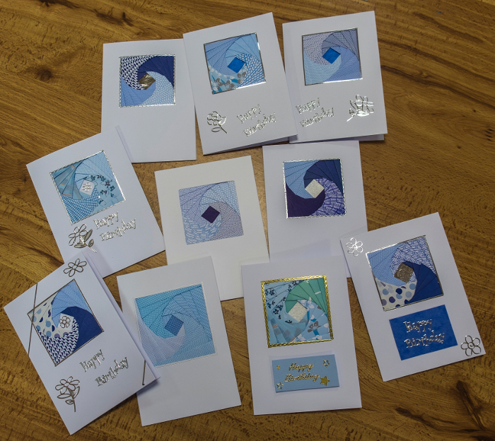 iris folding cards